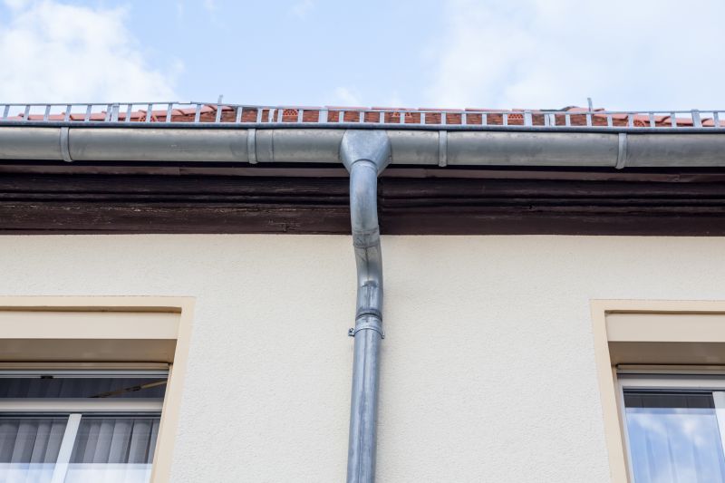 Gutter System on a Commercial Roof